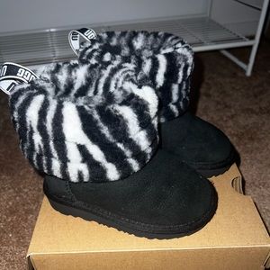 Toddler Zebra Ugg boots
